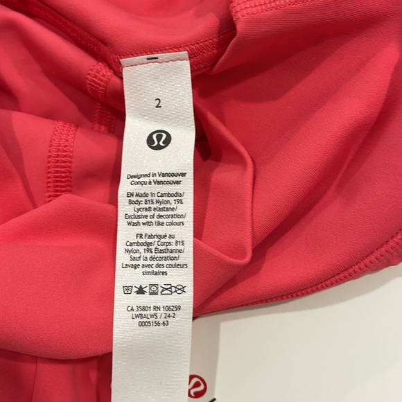 NWT Lululemon Align High-Rise Skirt Glaze Pink Size 2 - Picture 5 of 7